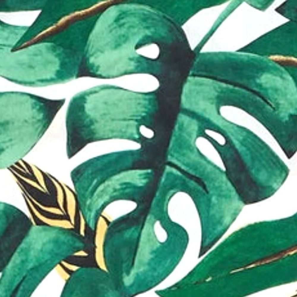 SOLD FARM Rio Monstera Leaf Foldable Tote Bag w/Carrying Case Pouch 16.5 x 16.5" - Picture 4 of 4